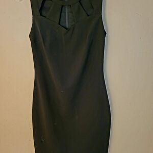 BCX Black Sleeveless Dress Juniors Cut Out Accent Neck Sz 3 $16
